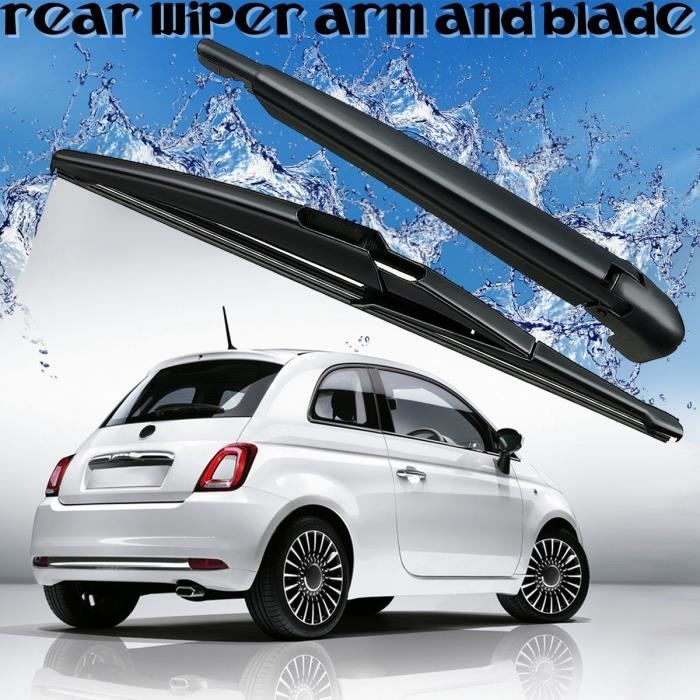 NEUFU Bras d'Essuie-Glace et Lame Arriere Pour Fiat 500 2008-2016