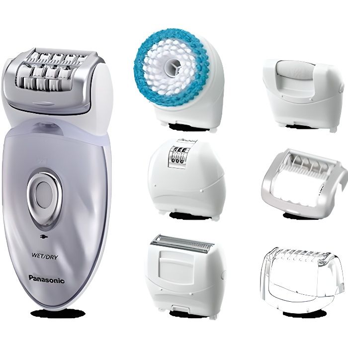 PANASONIC ES-ED94-S503 Epilateur Wet & Dry Soft - Argent nacré