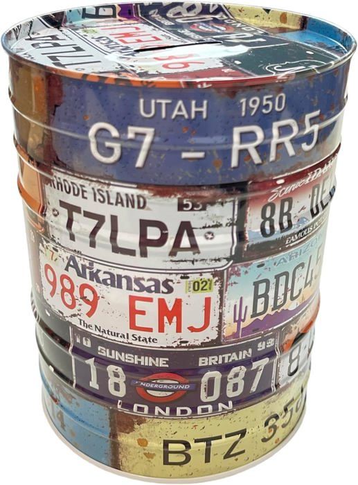 Tirelire Originale Design Baril Pétrole, Voyage, Grande Tirelire Pour