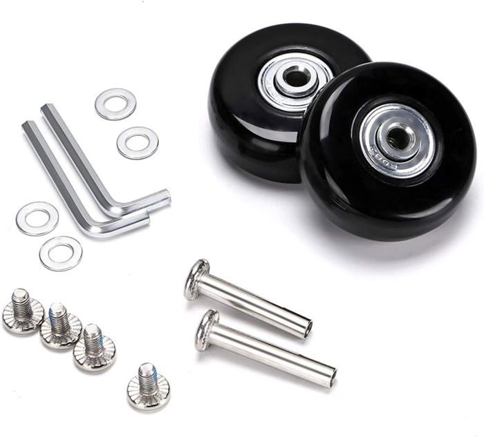 Roulettes Rechange, Bagages Roues Rechange, Roues Valise Rechange, 2PCS ...