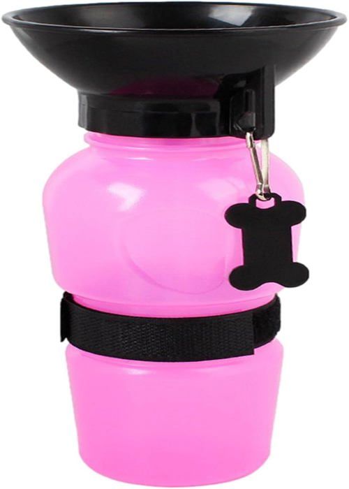 Meilleurs prix pour Gourde pour chien, bouteille d'eau avec gamelle intégrée, idéale pour les sorties en extérieur et les voyages