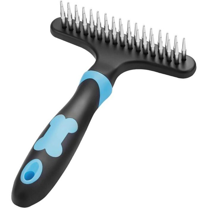 Meilleurs prix pour Brosse à râteau pour sous-poil de chien pour brosse à poils courts ou longs peigne dépilation peigne de toilettage pour Étiquette