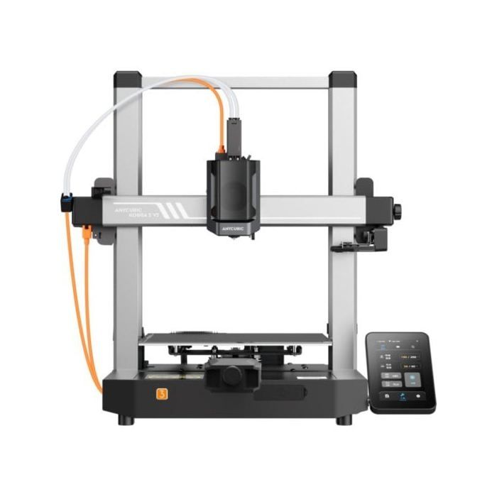 Impresora 3D Anycubic Kobra 3 V2 Montaje rápido Hotend metálico 600 mm/s