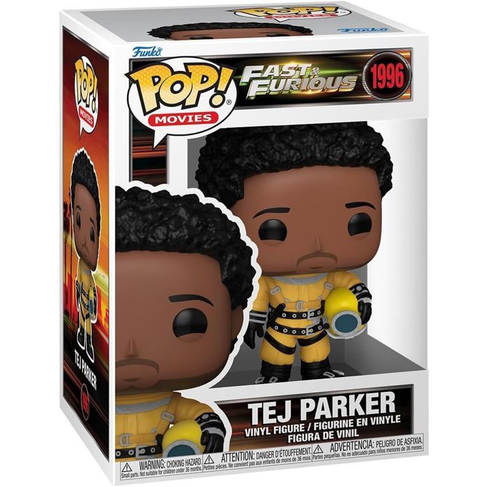 Figurine Funko Pop! - FUNKO - Tej Parker - Fast and Furious - PVC - 9 cm