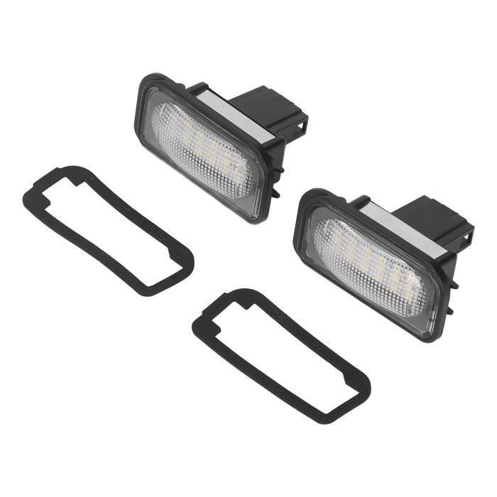 Ashata Éclairage De Plaque D'immatriculation à LED 2pcs LED Plaque D'immatriculation Lumière