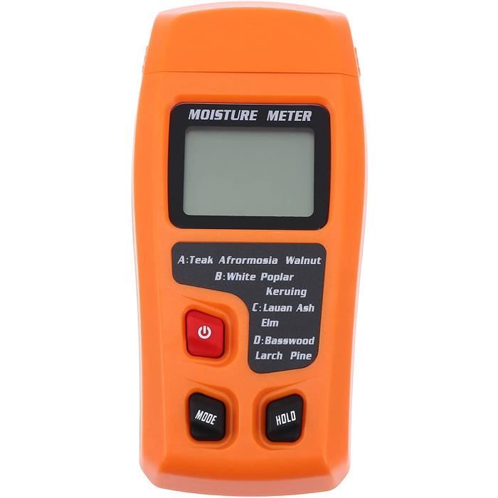 Testeur dhumidité numérique hygromètre Damp détecteur dhumidité compteur avec affichage pour Bois Papier 