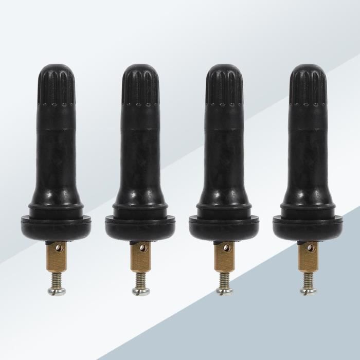 Système de surveillance de pression de pneu de 4Pcs TPMS composant logiciel enfichable de valve de pneu-LAT