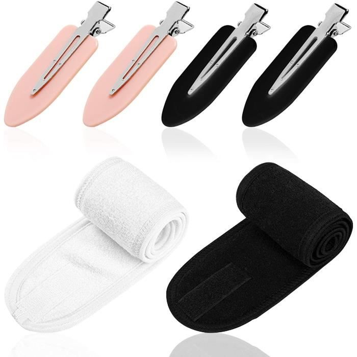 Lot De 9 Pinces à Cheveux Sans Plis - Multicolores, Idéal Pour Coiffures Légères