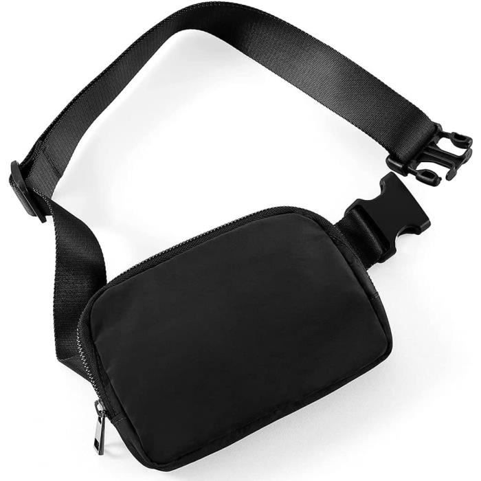 Mini Sac Banane Pour Homme Et Femme Avec Ceinture Reglable Pour Le Yoga La Randonnee L Entrainement Noir Cool u1722 Cdiscount Bagagerie Maroquinerie