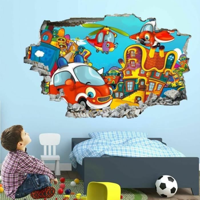 Autocollant Mural Bambou 3D - 3 Tailles (jusqu'à 215 Cm), PVC Amovible Sans Résidu, Pour Portes Et Murs Lisses - 5