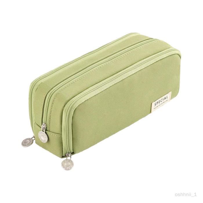 Trousse à Crayons Transparente TPU – Pochette Organisatrice Pour Stylos, école, Bureau, Légère Et Résistante à L’eau