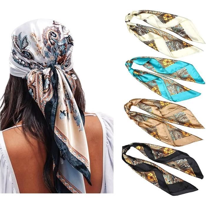 Bandana Polyvalent HOMIKLSA Lot De 12 Bandanas Polyvalents - Style Cachemire Cowboy - Idéal Pour Hommes Et Femmes - Rouge Vif Accessoires Mode Polyvalents