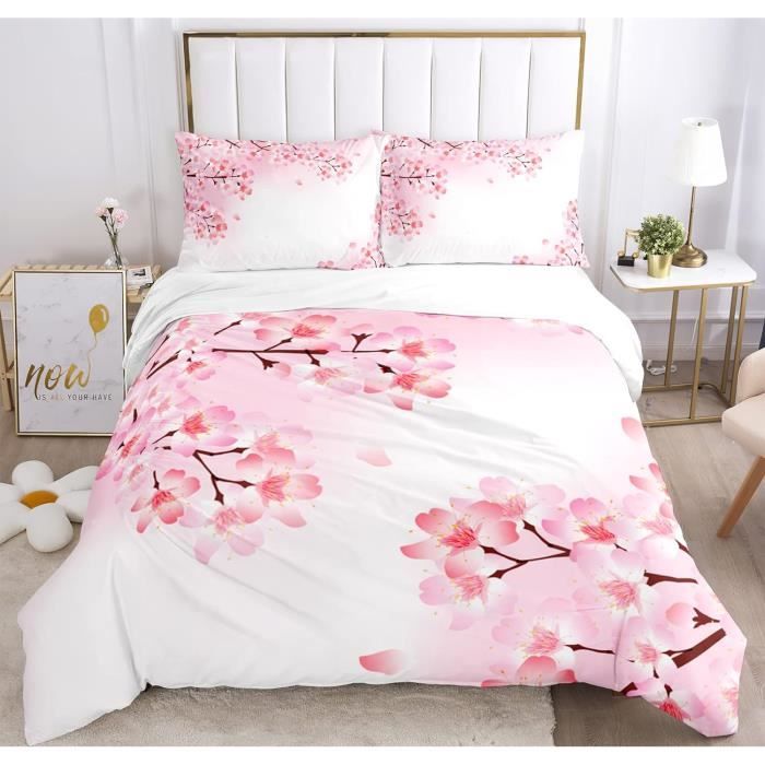 Couette Double Company Kids – Rose Fleurie, Taille Twin, 2 Disponibles