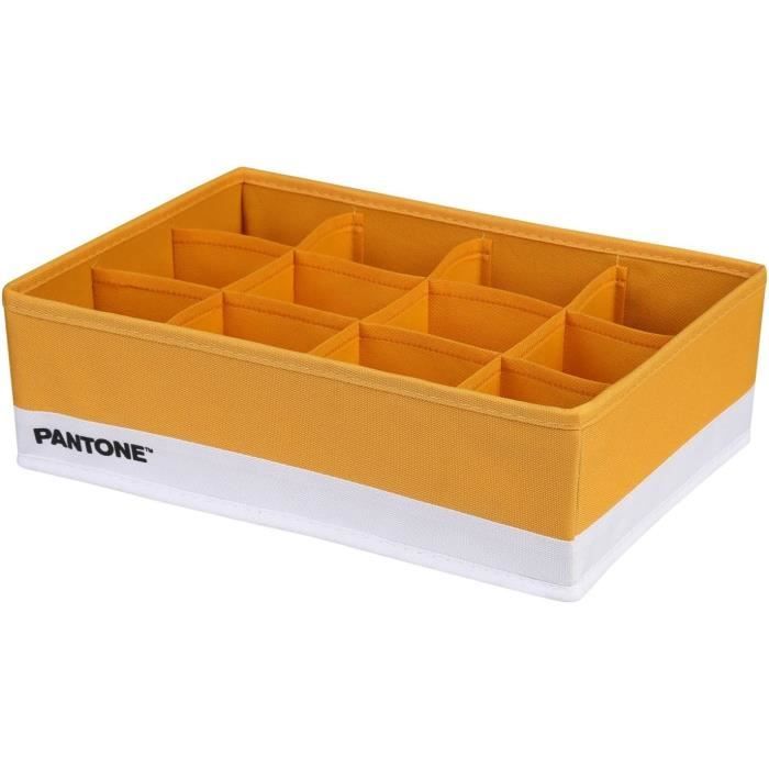 PANTONE™ - Panier à Linge, Porte-objets Et Jouets Imperméable Pour Enfants, Panier à Linge Sale Et Porte-objets Avec Poignées Et Cordon De Serrage En Coton, 36 X 60 Cm
