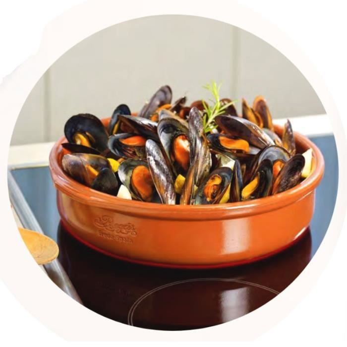 Plat de cuisson Classic en pâte à feu - D 36 cm Plat de cuisson Classic en pâte à feu - D 36 cm
