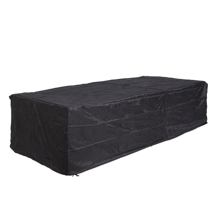 Housse de protection bâche pour ensemble de meubles de jardin 75x255x120cm anthracite 04_0002807 Housse de protection bâche pour ensemble de meubles de jardin 75x255x120cm anthracite 04_0002807