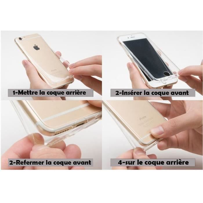 Coque IPhone 6/6S Avec Motif Gouttes D'eau + Verre Trempé Inclus - Housse Anti-choc, Neuf