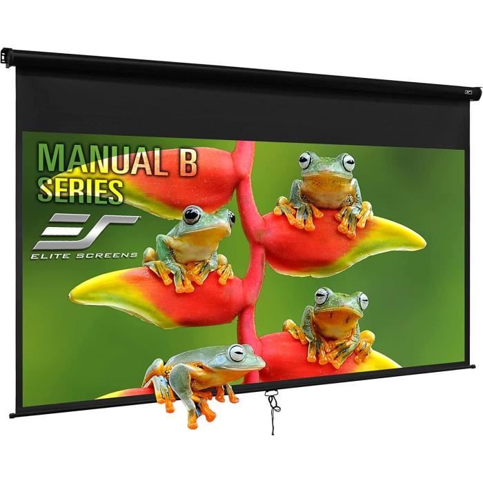 Elite Screens Écran de projection manuel B de 275,9 cm Diagonale 169