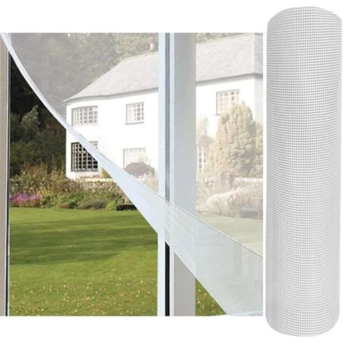 TOOLTRIZ Écran De Rechange Pour Fenêtre Et Porte Moustiquaire – Maille En Fibre De Verre Durable – Réparation D'écran Et De Porte Coulissante Pour Terrasse Et Fenêtre – 121,9 X 299,7 Cm