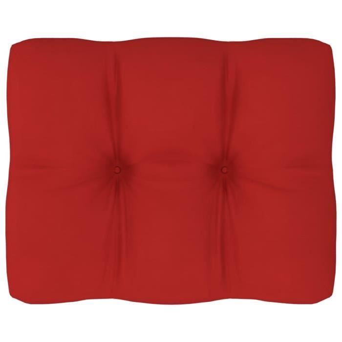 jardin®4245coussin de canapé palette bain de soleil chaise longue matelas transat moderne| coussin d'extérieur galettes rouge 50x40x