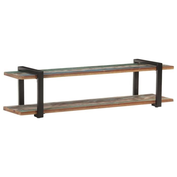 Meuble TV professionnel en bois de récupération massif - Star®