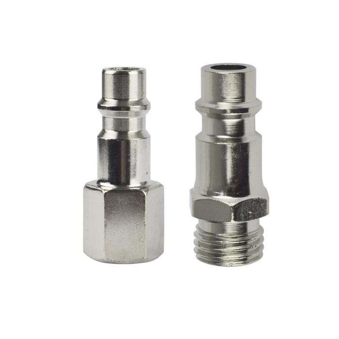 Raccord Rapide Mâle 1/4 NPT Pour Compresseur – Connexion Air – Neuf