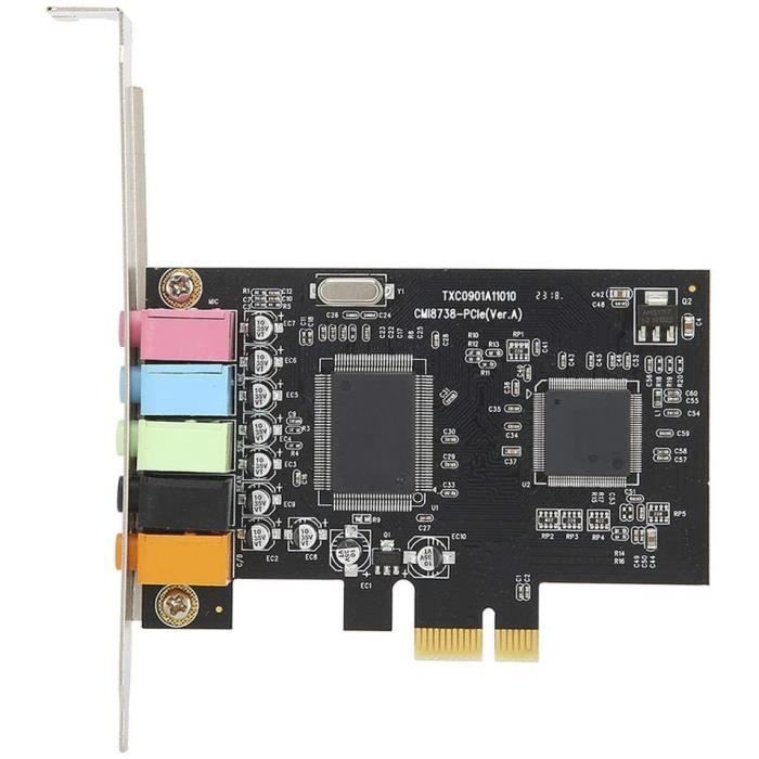 RIKEL PCI-E X1 CMI8738 32/64 PCIe Sound Card 5.1 Channel Stereo Sound