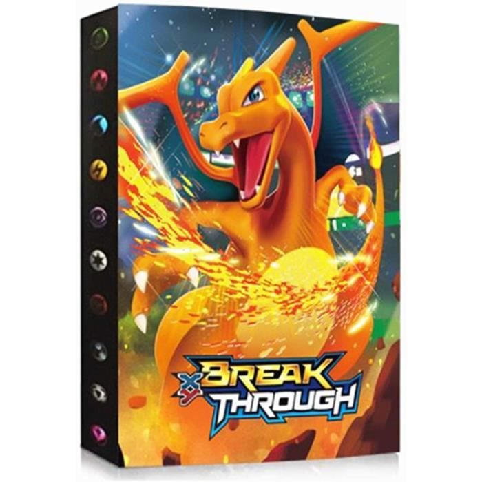 Livre Carte Pokemon, Pokemon Cartes Album Capacité de 240 Cartes pour Pokémon Commerce Cartes GX