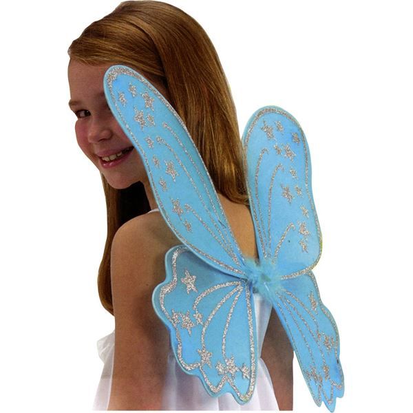 Lot Ailes De Fée + Baguette + Serre-tête – Enfant & Adulte – Costume Carnaval/Halloween