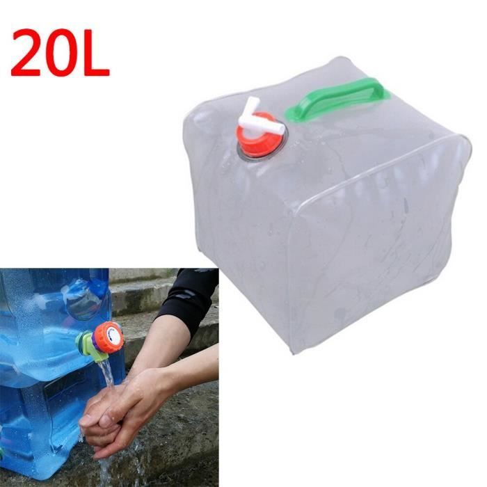 Poche eau,Seau d'eau d'ext?�rieur,capacit?� de 3l ?� 15l,r?�servoir d'eau Portable pour la conduite 