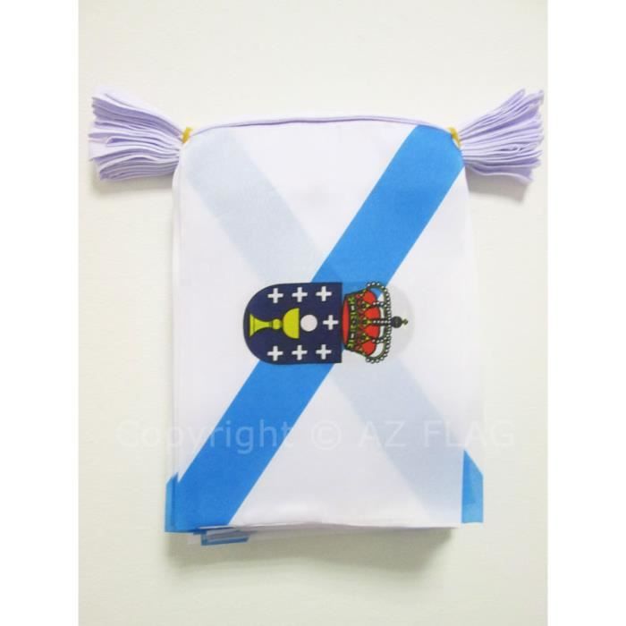 AZ FLAG Festone Ghirlanda 6 Metri Con 20 Bandiere Del Libano 21x15 Cm – 100% Poliestere, Per Interni/Esterni - 2