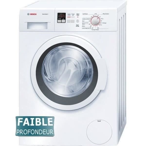 BOSCH WLO24160FF Lave linge Faible profondeur Cdiscount Electroménager