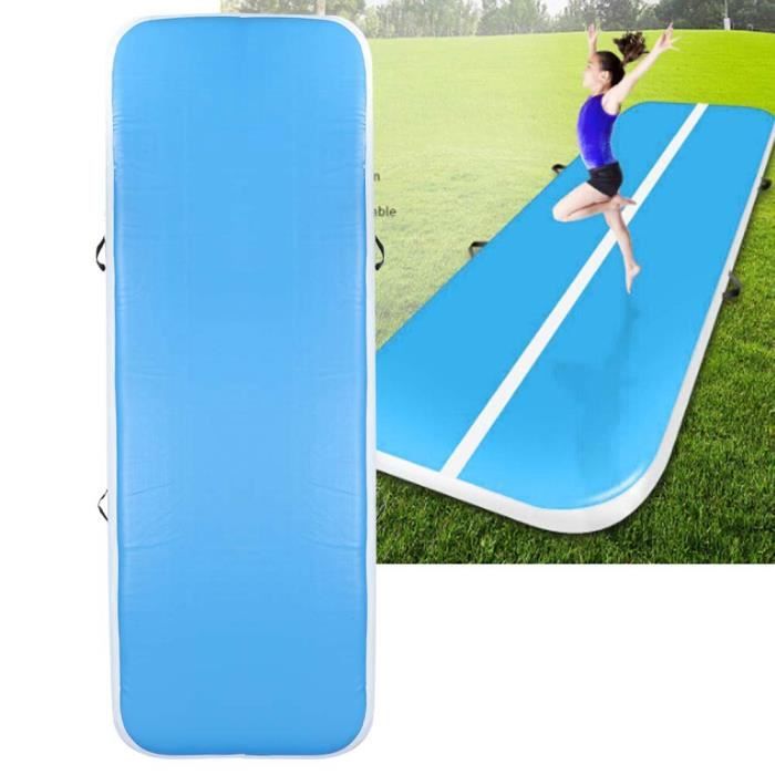 Tapis Gonflable Gymnastique 3/4/5/6m - 15cm Hauteur Air | Yoga, Taekwondo, Fitness Vert