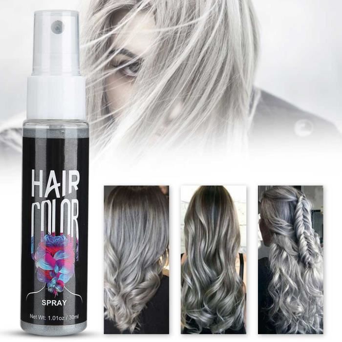 Sérum Traitement Cheveux Gris Et Blancs - Spray Couvrant - à Base De Riz Noir - Neuf