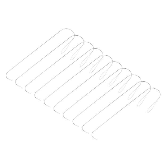 Lot De 100 Épingles à Nourrice Incurvées 38 Mm – Pour Matelassage, Couture, Patchwork – Acier Inox