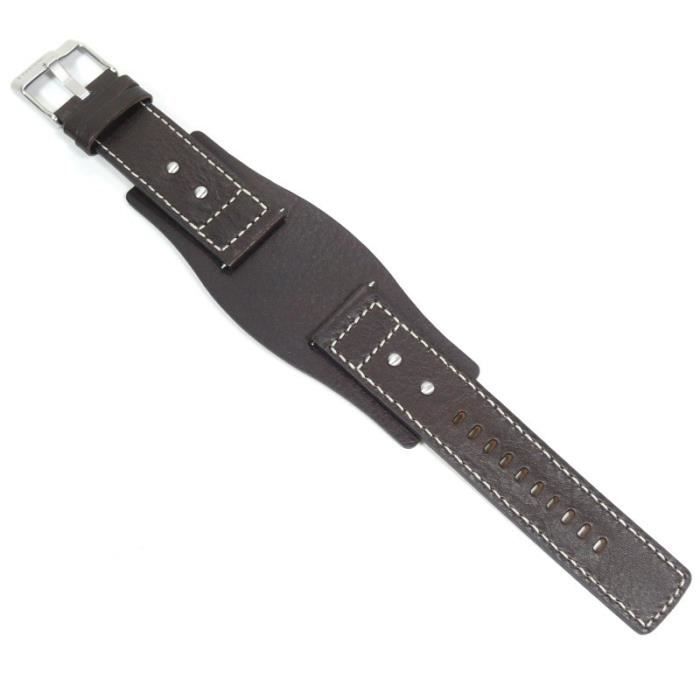 Fossil - Bracelet de montre Fossil LB-JR9990 Bracelet de cuir original JR  9990 Réf 6047 - Cdiscount Bijouterie