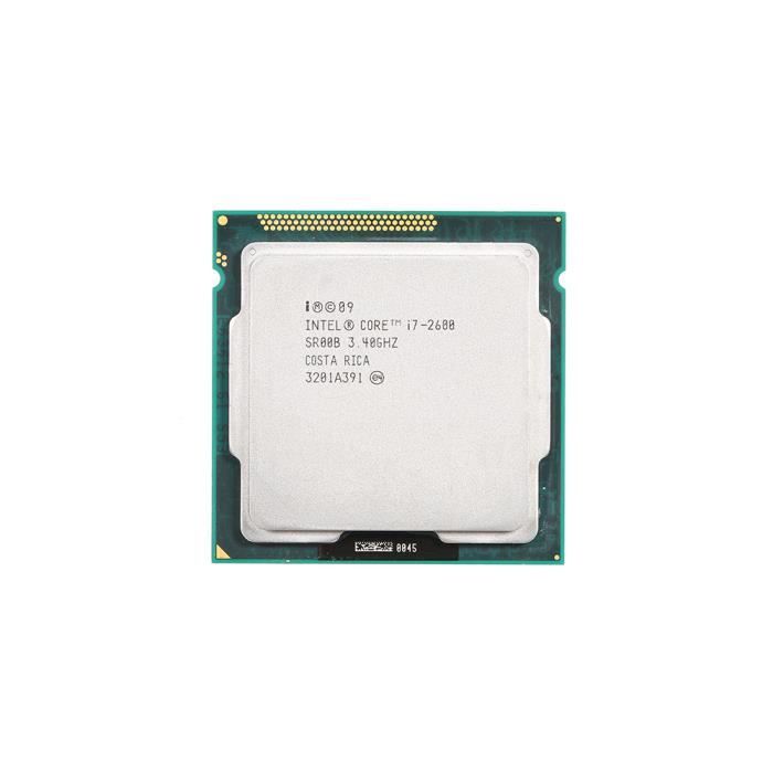 Achat Processeur PC Processeur Intel Core i7-2600 LGA 1155 à 3,4 GHz, 8 Mo1301 pas cher