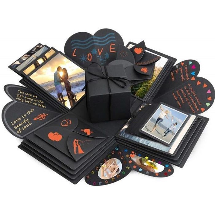 Pour Noel Anniversaire Fete Le Coffret Cadeau Creative Surprise Explosion Boite Main Diy Avec 6 Cotes Boite Album Photo Mmtx Coffret Cadeau Surprise Noir Cuisine Maison Ameublement Et Decoration Pour Noel Anniversaire Fete Le Coffret Cadeau Creative Surprise Explosion Boite Main Diy Avec 6 Cotes Boite Album Photo Mmtx Coffret Cadeau Surprise Noir Cuisine Maison Ameublement Et Decoration