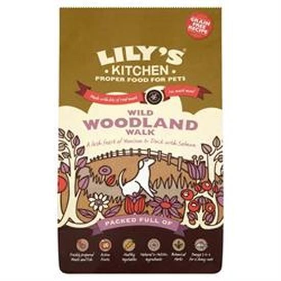 Lilys Cuisine sauvage Woodland Marche Aliment complet à sec sans grains pour chiens 2,5 kg
