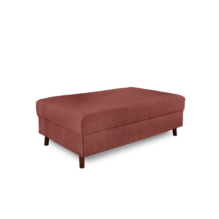Rune - pouf modulable - en velours côtelé - Terracotta Rune - pouf modulable - en velours côtelé - Terracotta