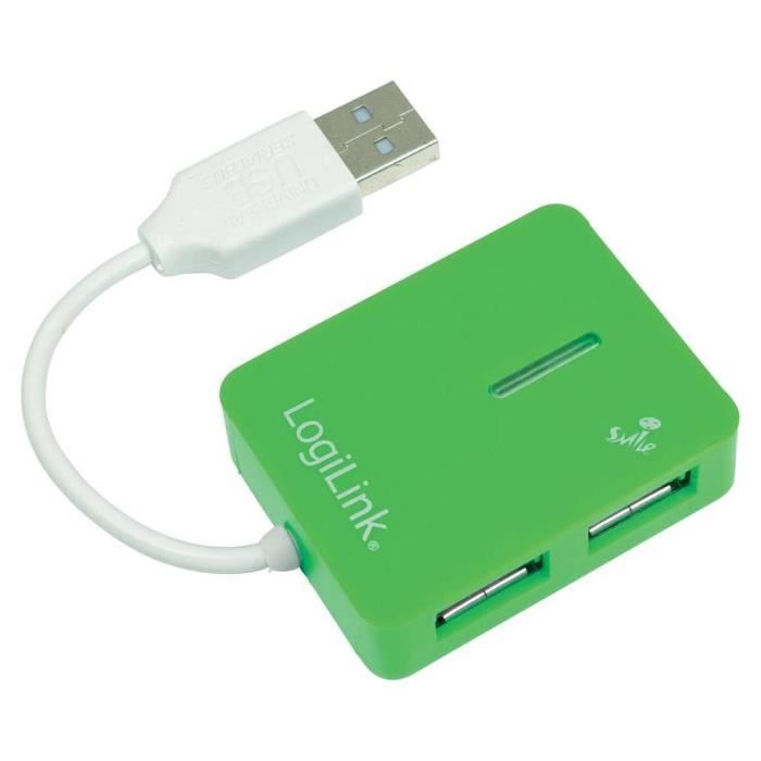Hub USB 2.0 4 ports LOGILINK Vert