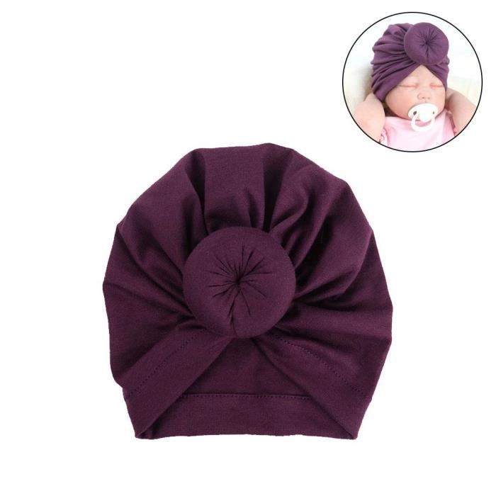 Bonnet Bebe Avec Oreilles De Lapin Violet Cdiscount Pret A Porter