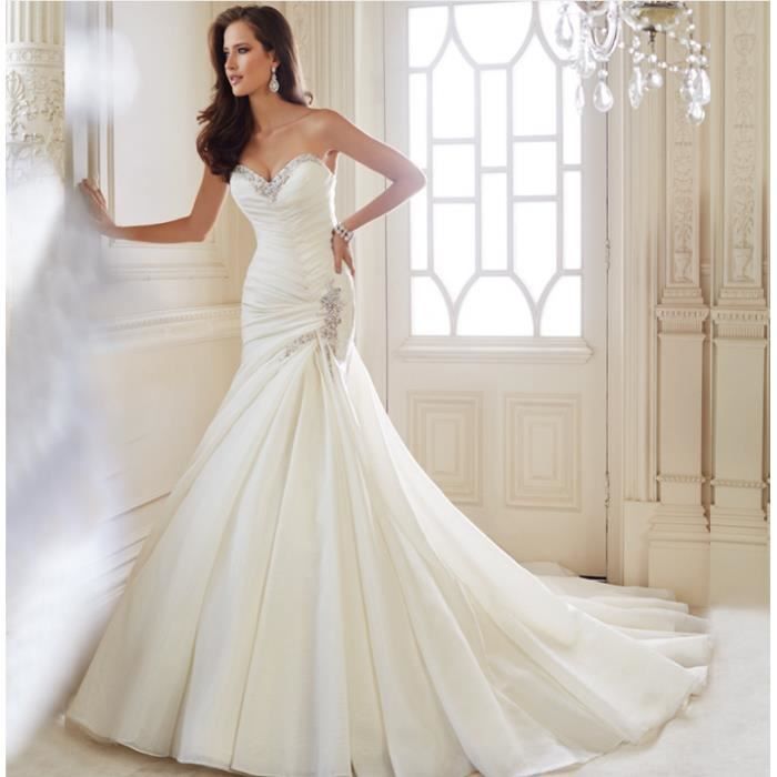 Olali Pas Cher Plage Robe De Mariée Sirène Sexy Dos Nu Romantique Mariée Robes Custom Made Plus Size Robes De Mariée