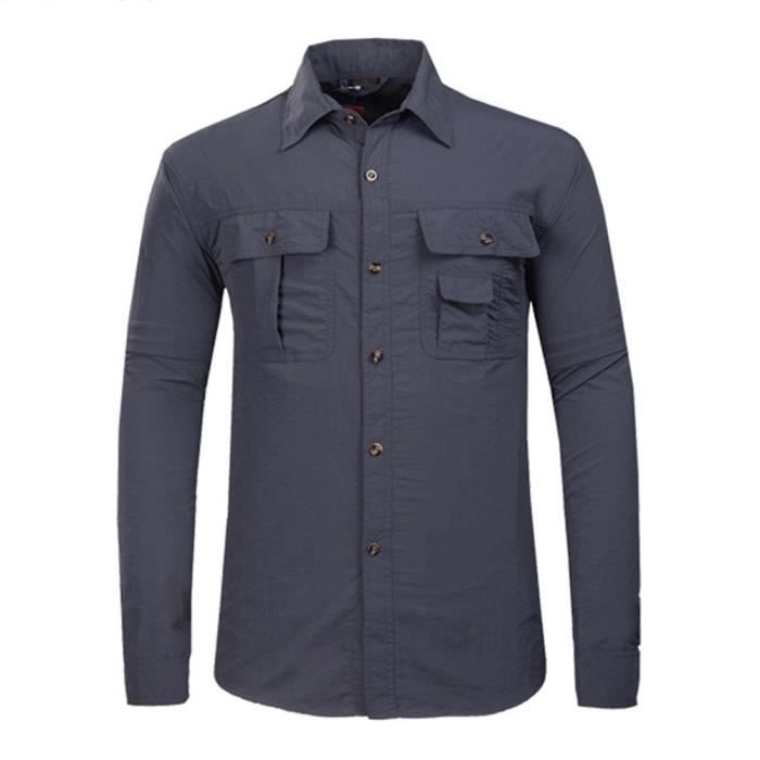 Chemise randonnée homme manche longue 2025