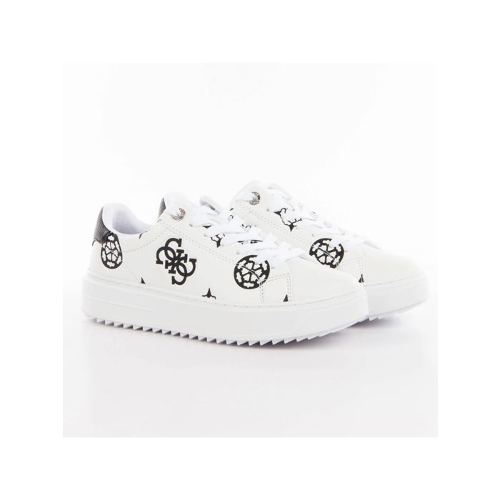Guess Basket Guess Femme Denesa Blanc Synthétique