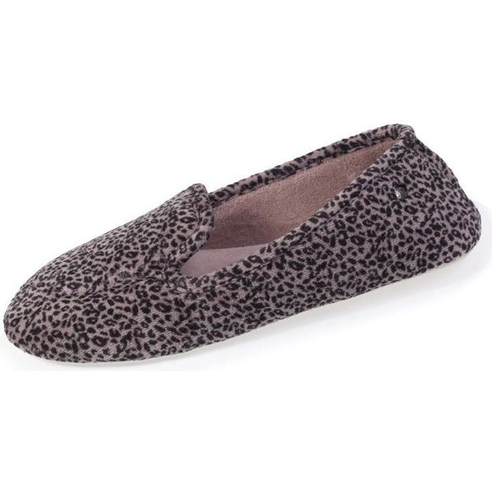 slippers leopard femme