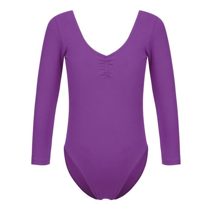 IEFIEL Justaucorps De Gymnastique Danse Enfant Fille Tutu