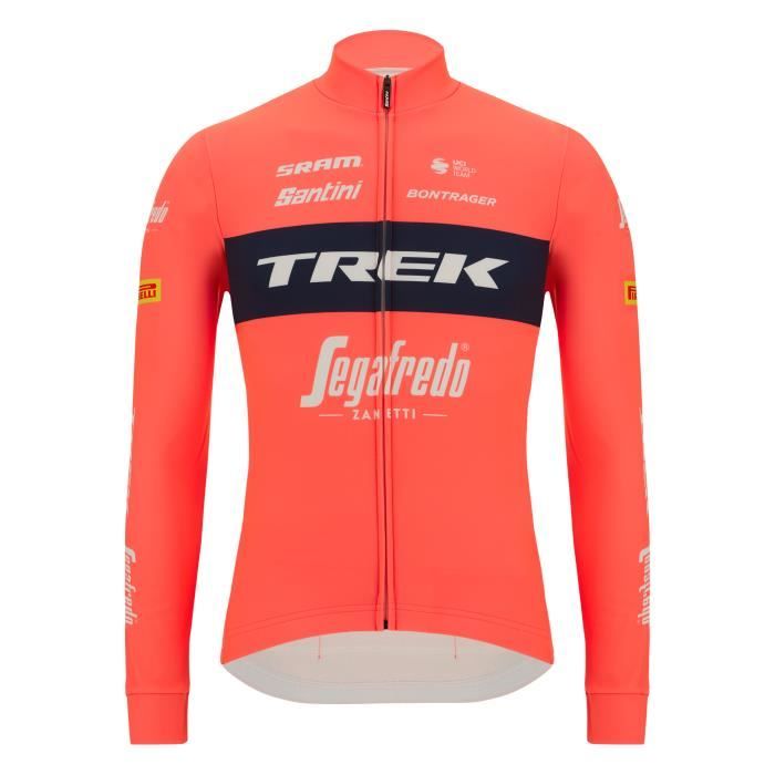 Maillot manches longues Santini Replica - Trek Segadredo 2023 - grenadine - Homme - Adulte