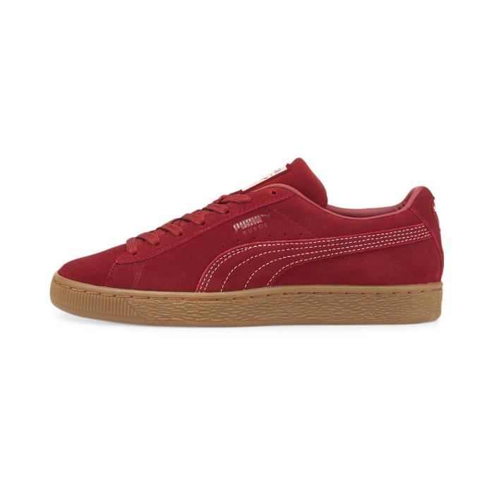 Basket Puma Femme Suede classic Vogue Rouge cuir - Authentique Chaussure Puma  Femme Rouge - Cdiscount Chaussures