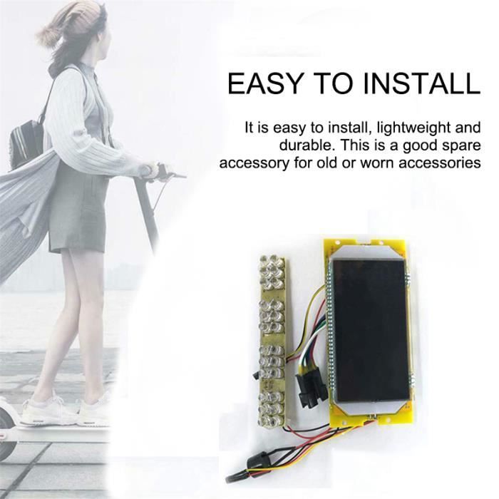 Écran LCD 36V-60V Pour Scooter électrique - 6 Broches, Compatible Divers Modèles